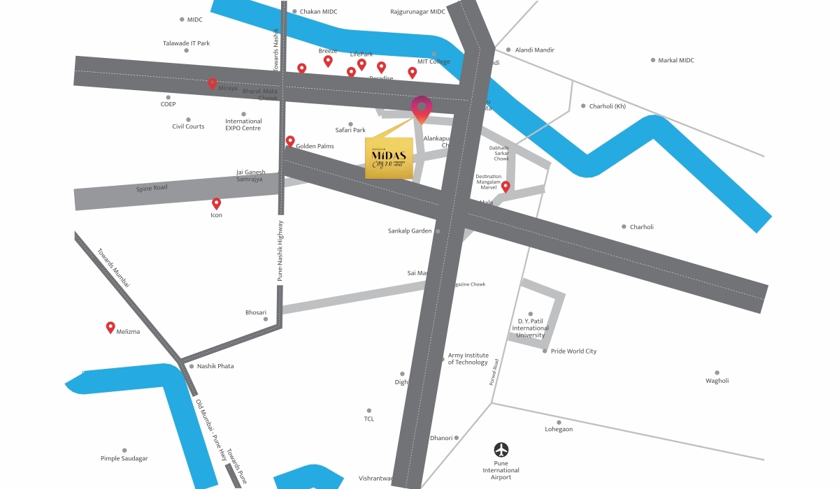 Midas City 2.0 Location Map
